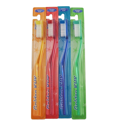 4 Pack Hard Toothbrush Oral Care Extra Hard Bristles Designed For Smokers High Quality Adult Manual Toothbrush ► Photo 1/5