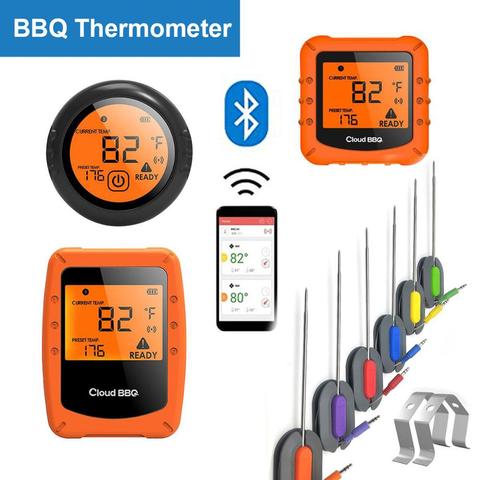 Bluetooth Meat Thermometer Smoker  Smart Meat Thermometer Bluetooth -  Wireless Meat - Aliexpress
