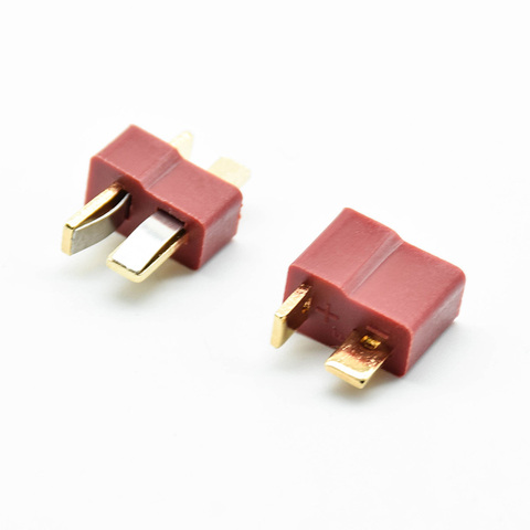 10pcs/5sets red T Plug Male & Female Deans Connectors Style For RC LiPo Battery G08 ► Photo 1/3