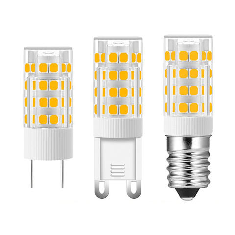 1Pcs Ceramic LED G9 G4 E14 LED Light AC 220V 3W 5W 7W 9W 12W 15W 18W LED Corn Bulb SMD 2835 Lamp For Crystal Chandelier Light ► Photo 1/6