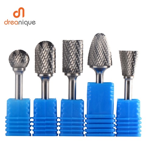 tungsten carbide rotary burrs cnc Milling Cutters rotary bits rotary bur abrasive tools for Metal wood Grinding and polishing ► Photo 1/6