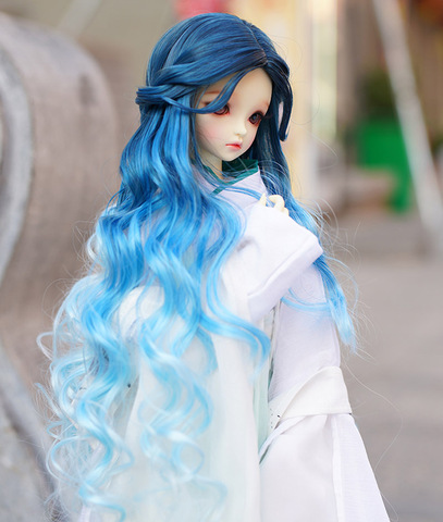 2022 New Style 1/3 1/4 1/6 Bjd Wig High Temperature Long Fashion Wavy With Briad Wire Bjd Wig SD For BJD Doll ► Photo 1/5