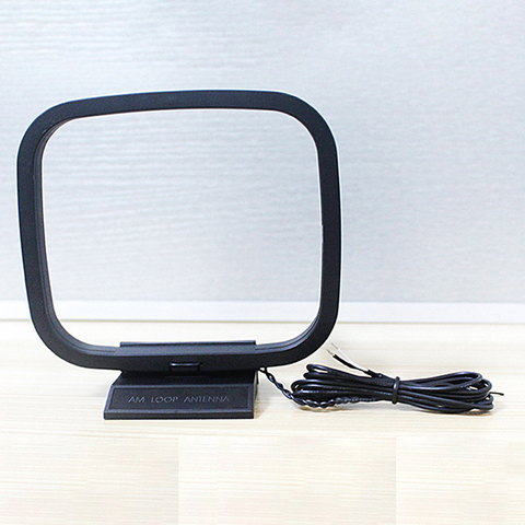 Mini Universal FM/AM Loop Antenna for Sony Sharp Chaine Stereo AV Receiver Systems Connector for Receiver ► Photo 1/4