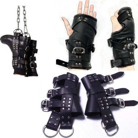 Special Hang Tools Sets Leather Hand Wrister Feet Ankle Suspend Belt Device Bondage Restraint Straps Bdsm Adult Sex Games Toy 52 ► Photo 1/5