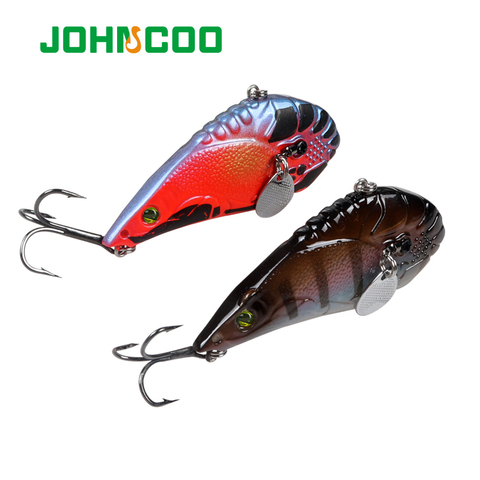 Sinking Vibration Fishing Lure 65mm 17.5g Hard Plastic Artificial VIB Winter Ice Fishing Pike Bait Tackle ► Photo 1/6