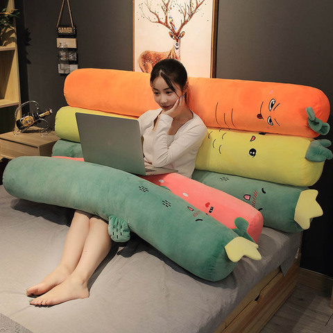 Home Bedding Long Pillow Deep Sleeping Fruit Bolster Velvet Removable Neck Cushion Pregnancy Pillows ► Photo 1/6