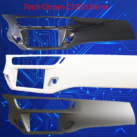 NO-2din radio fascia for Citroen C3 Ds3 audio panel mount installation dash kit frame adapter trim ► Photo 1/1