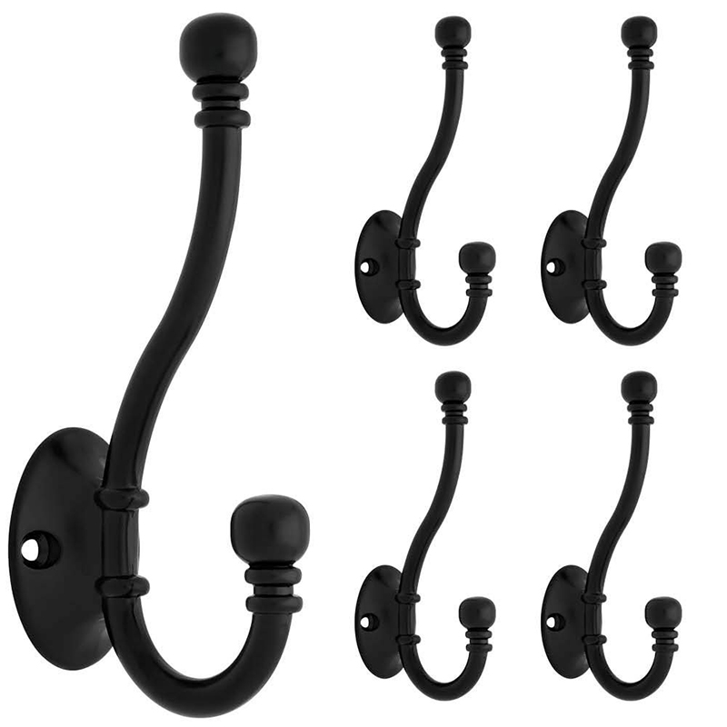 5PCS wall hook Wooden Cabinet Doors Coat Hat Hooks European-style Antique Home Decor wall hangers for clothes ganchos para ropa ► Photo 1/6