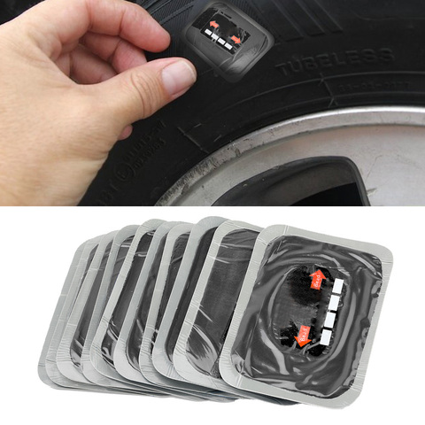 10Pcs Car Natural Rubber Tire Tyre Puncture Repair Patch Tubeless Patches Universal 80*120mm ► Photo 1/6