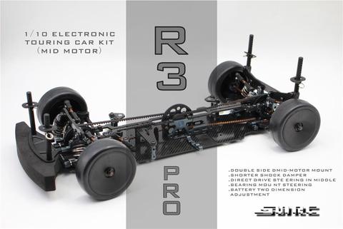 SNRC 120023 R3-PRO 1 / 10 standard carbon fiber center electric house frame 4WD ► Photo 1/6