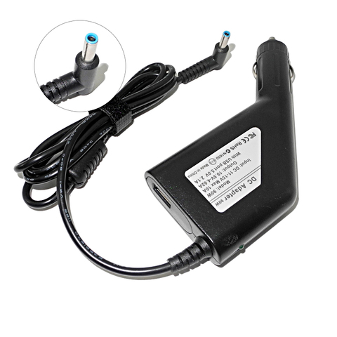 19.5V 3.33A 4.62A Laptop DC Power Adapter Car Charger for Hp Envy14/15 Pavilion M4/15 Ppp009C 15-J009Wm 14-K001Xx 14-K00Tx ► Photo 1/6