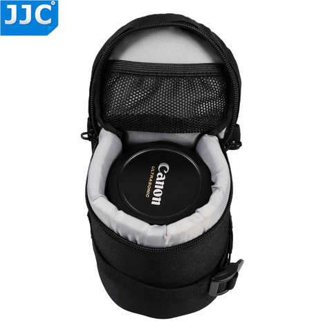 JJC DLP-1 Lens Pouch Nylon Deluxe Case Water-resistant Protector Bag For Nikon AF-S Nikkor 50mm 1:1.8G/Fujifilm XF 23mm f/1.4 R ► Photo 1/1