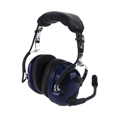 Air RA200 Aviation Pilot Headset with GA Dual Plugs Stereo Mono Switch MP3 Music Input Noise Reduction Includes Headset Bag Gel  ► Photo 1/6