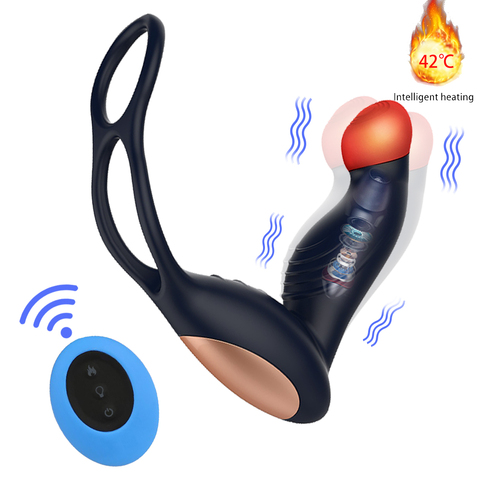 10 Speeds Anal Plug Vibrator G Spot Prostate Massager Anal Beads Butt Plug Vibrator Male Masturbation Remote Sex Toys For Women ► Photo 1/6