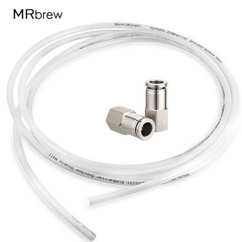 Homebrew Beer Hose With Push in Fittings MFL Connect Beer Brewing Tube ID 5mm OD 8mm Double Wall Beer Gas line ► Photo 1/6