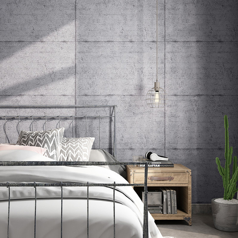 Retro Cement Gray Brick Pattern Wallpaper For Walls Roll 3D Restaurant Stores Office PVC Waterproof Vinyl Wall Paper Home Decor ► Photo 1/6