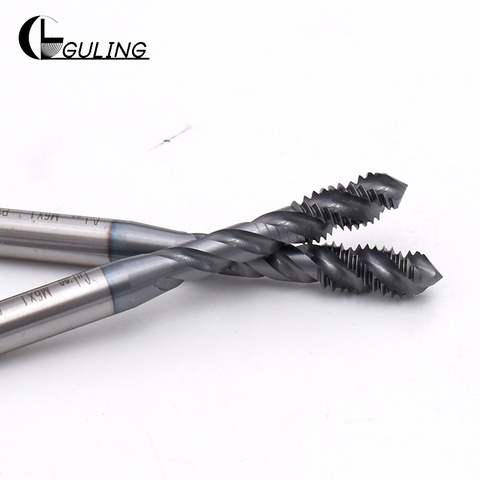 GULING HSS-E Spiral Fluted Taps with TICN coating thread Metric machine tap M2 M3 M4 M5 M6 M8 M10 M12 ► Photo 1/5