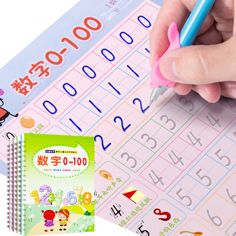 Reusable Children's Drawing Books Baby Learning Painting Writing Copybook  For Calligraphy Art Supplies Practice Book For Kids