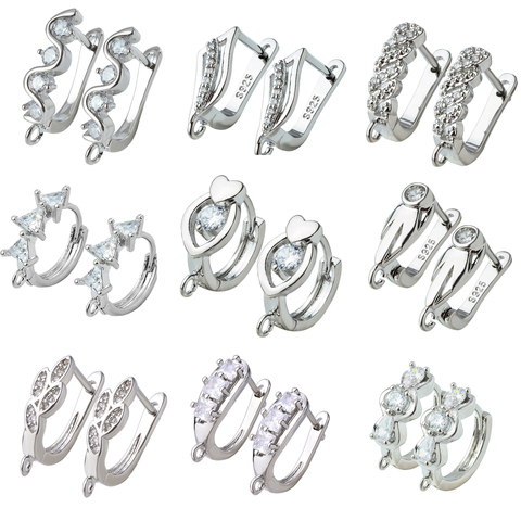 DIY Basic Hoop Earring Findings Supplies Fastener Leverback 4 Color Earrings Hook Material For Fashion Dangle Earring Making ► Photo 1/6