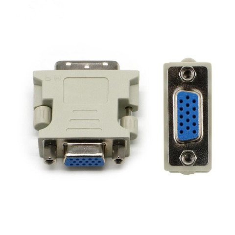 DVI D Male To VGA Female Socket Adapter Converter VGA to DVI 24+5 Pin Male to VGA Female Adapter Converter ► Photo 1/1
