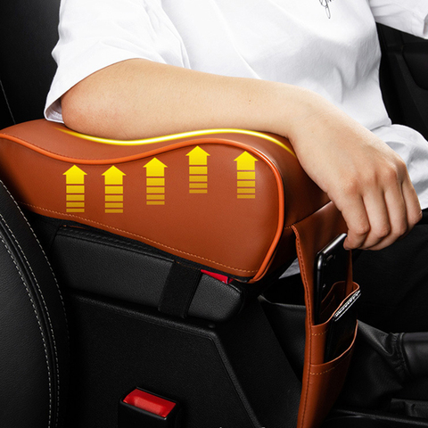 1 pcs Universal memory foam car armrest pad center console armrest seat box pad car protection car shape ► Photo 1/6