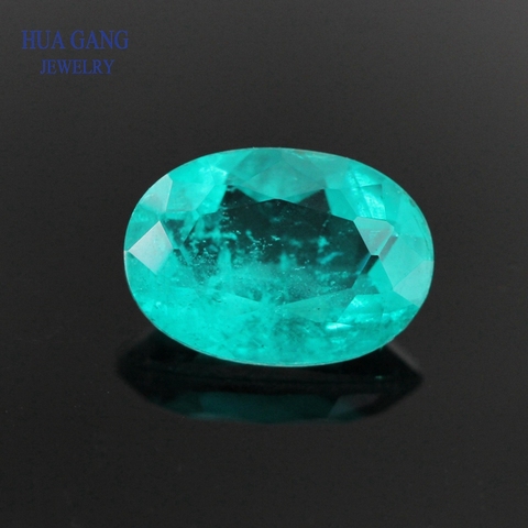 Paraiba Stone Oval Shape Synthetic Spliced Crystal&Glass Gems For Jewelry Making 3x4~13x18mm Free Shipping ► Photo 1/6