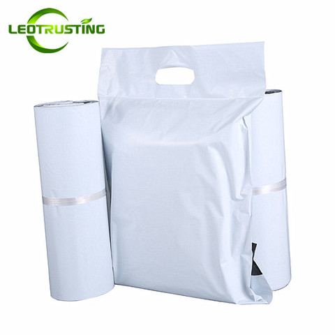 Leotrusting White/Purple Tote Bags Express Courier Bags Self-Sealing Adhesive Thick Plastic Poly Envelope Gifts Mailing Bags ► Photo 1/6