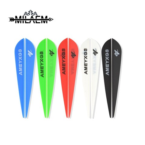 100 pcs 2inch 3inch 4inch Archery Arrow Feather Rubber Arrow Vanes Plastic Fletching Hunting Games Crossbow Arrow  Accessories ► Photo 1/6