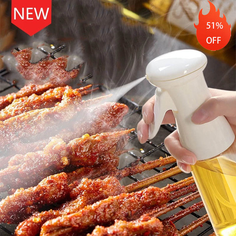 BBQ Baking Oil Spray Bottle Vinegar Olive Spray Cooking Bottles Mist Sprayer Water Pump Gravy Boats Salad Grill Kitchen Tools ► Photo 1/6