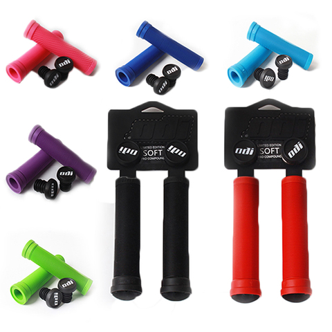 ODI bicycle grip mtb Silicone bar grips cover Anti Slip Handlebar Grips Shock absorbing For 22.2MM handle bar Cycling Parts ► Photo 1/6