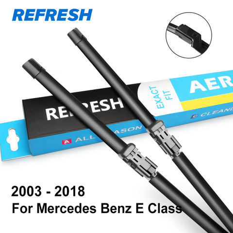 REFRESH Wiper Blades for Mercedes Benz E Class W211 W212 W213 E200 E250 E270 E280 E300 E320 E350 E400 E420 E450 E500 CDI 4Matic ► Photo 1/6