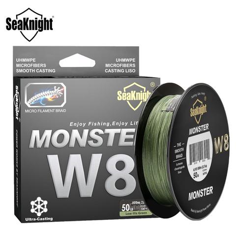 SeaKnight 500M / 546YDS MS Series W8 Braided Fishing Lines 8 Weaves Wire Smooth PE Multifilament Line for Sea Fishing 20-100LB ► Photo 1/6