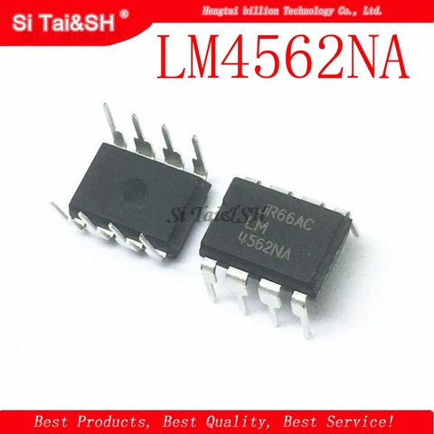 2pcs/lot LM4562NA LM4562 DIP-8 Dual High , High Fidelity Audio Operational Amplifier ► Photo 1/1