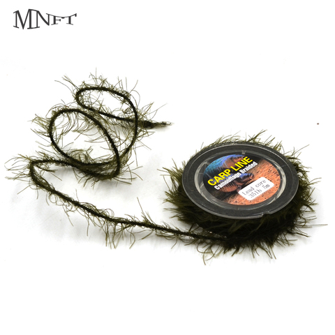 MNFT 5M Carp Fishing Weed Hook Link Line 25 35 45lb Camouflage Braided Carp Line Leadcore Leader Camo Weed Effect Rigs ► Photo 1/6