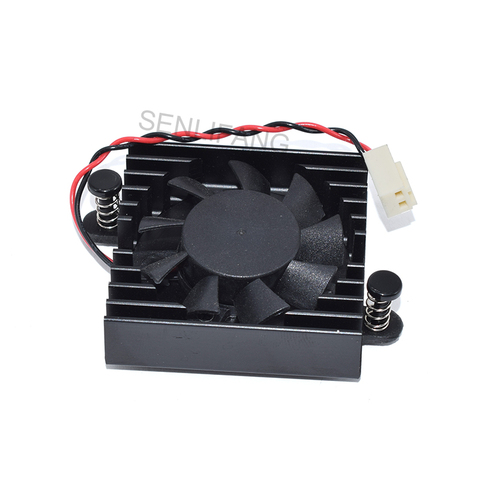 Genuine New Heatsink & Fan for Dahua DVR HDCVI Camera for DAHUA DVR 5V   BGA chipset  Fan 2 Wire Cooler Cooling Fan ► Photo 1/2