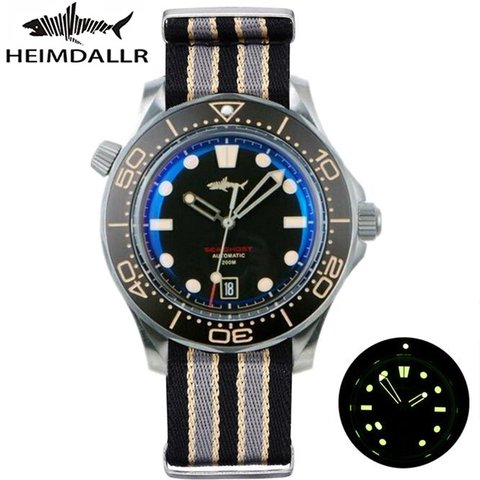 HEIMDALLR Titanium Sea Ghost NTTD Diving Watch 200M Water Resistant NH35A Automatic Mechanical Sapphire Luminous Dial Wistwatch ► Photo 1/6