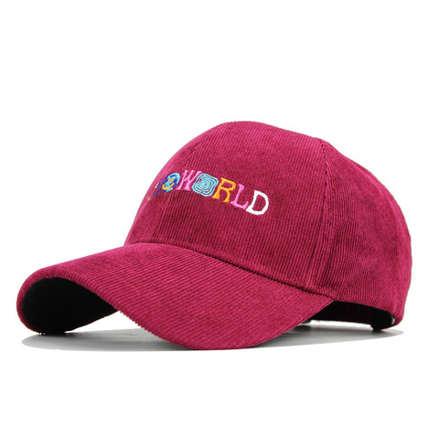 New 100% Cotton ASTROWORLD Baseball Caps Travis Scott Unisex Astroworld Dad Hat Cap High Quality Embroidery Man Women Summer Hat ► Photo 1/6