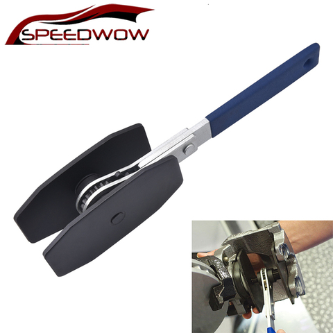 SPEEDWOW 270mm Car Caliper Spreader Tool Stainles Steel Ratchet Brake Piston Caliper Press Single Twin Quad Pistons Install Tool ► Photo 1/6