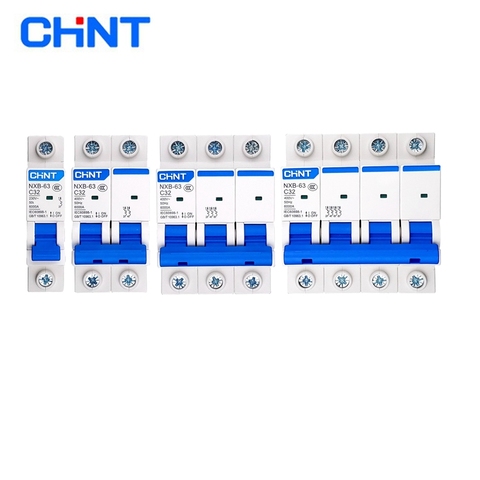 CHNT CHINT NXB-63 1P 1A 2A 3A 6A 10A 16A 20A 25A 32A 40A 63A 230V 220V 50HZ   Miniature Circuit breaker MCB NEW DZ47 ► Photo 1/5