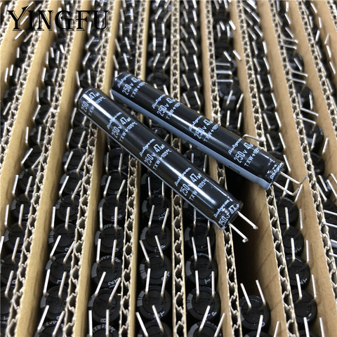 5Pcs/20Pcs/100Pcs 47uF 250V Rubycon TXW Series 8x50mm Long Life 250V47uF Aluminum Electrolytic capacitor ► Photo 1/3