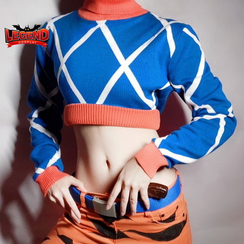 Anime JOJO 5 JoJo's Bizarre Adventure Golden Wind Guido Mista Cosplay Costume Top Sweater ► Photo 1/6