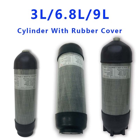 Acecare 3L/6.8L/9L PCP Compressed Air Tank Scuba Carbon Fiber Cylinder 4500Psi for Pcp Air Rifle Pcp Air Gun With Cylinder Boots ► Photo 1/1