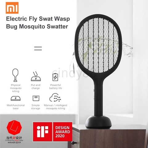 XIAOMI SOLOVE P1 Vertical Mosquito killer USB Rechargeable Handheld Electric Mosquito killer Super Long Battery Fly Swatter Home ► Photo 1/6