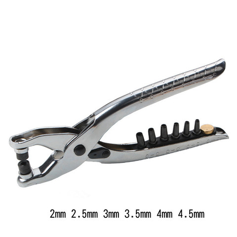 1Set Metal Rivets Eyelet Hole Punch Pliers Tool with 100pcs Eyelets Grommets For Shoes Bags Leather Belt ► Photo 1/5