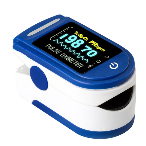 Medical  Oximeter Blood Oxygen Saturation Meter Finger SPO2 PR Monitor health CareHousehold Digital Fingertip pulse ► Photo 1/6