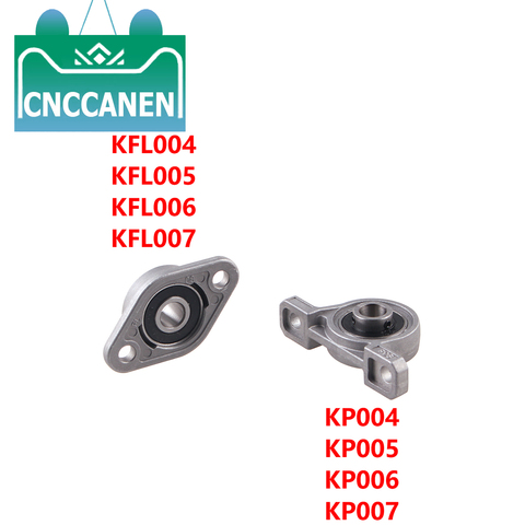 Vertical Horizontal Mounted Bearing Mount Support Pillow Block Bearing KP004/005/006/007 KFL004/005/006/007 CNC Printer Parts ► Photo 1/6