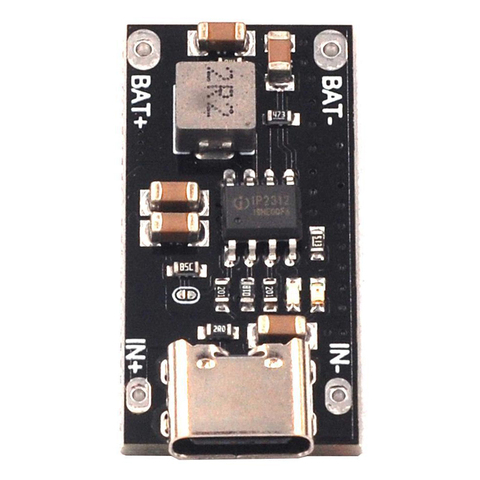 Type-C USB Input High Current 3A Polymer Ternary Lithium Battery Quick Fast Charging Board IP2312 CC/CV Mode 5V To 4.2V ► Photo 1/6