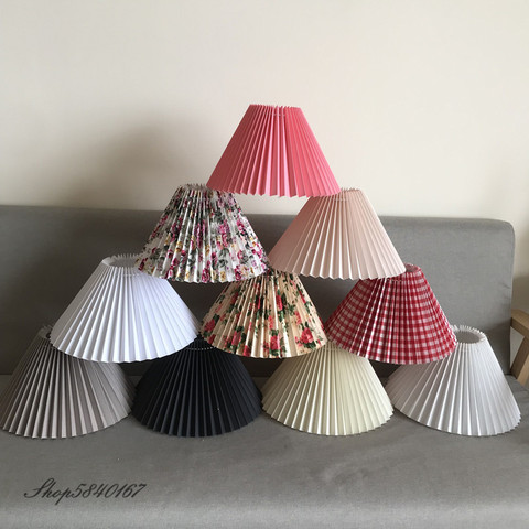 New Pleats Lampshade for Table Lamp Standing Lamps Japanese Style Pleated Lampshade Creative Desk Lamp Shade Bedroom Lamps Decor ► Photo 1/6