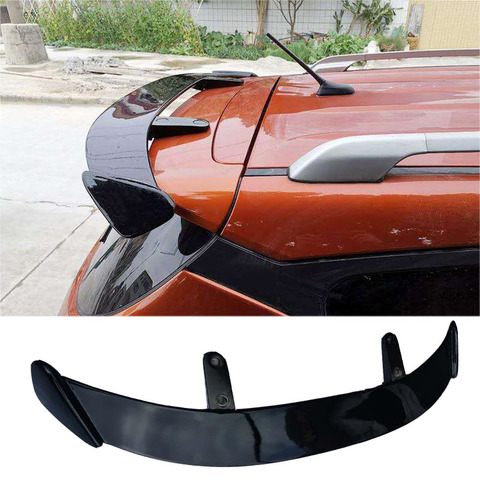 General racing spoiler, ABS non-perforated rear spoiler GT front spoiler, used for suv hatchback Peugeot 206 Golf 7 Fit Focus ► Photo 1/6