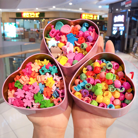 50/60/100 Pcs/Box Cute Girls Women Heart Flower Crown Animals Colorful Hair  Claws Sweet Hairpins Hair Clips Kid Hair Accessories - Price history &  Review, AliExpress Seller - raindo Official Store